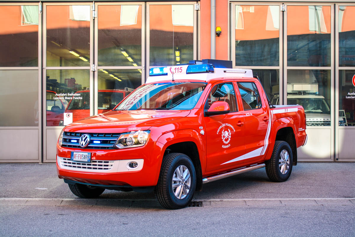 Kofler Fahrzeugbau FF Rodeneck PickUp Amarok Feuerwehrfahrzeug