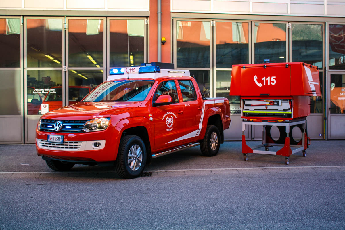 Kofler Fahrzeugbau FF Rodeneck PickUp Amarok Feuerwehrfahrzeug