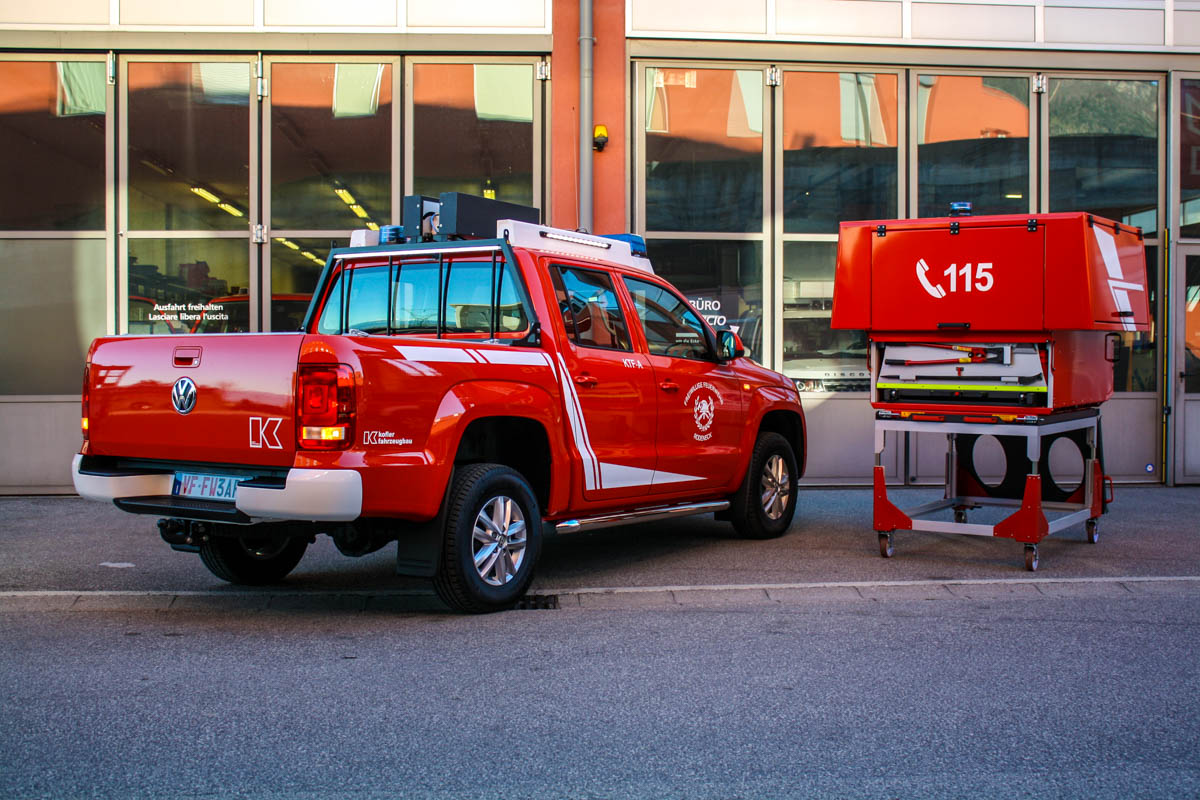 Kofler Fahrzeugbau FF Rodeneck PickUp Amarok Feuerwehrfahrzeug