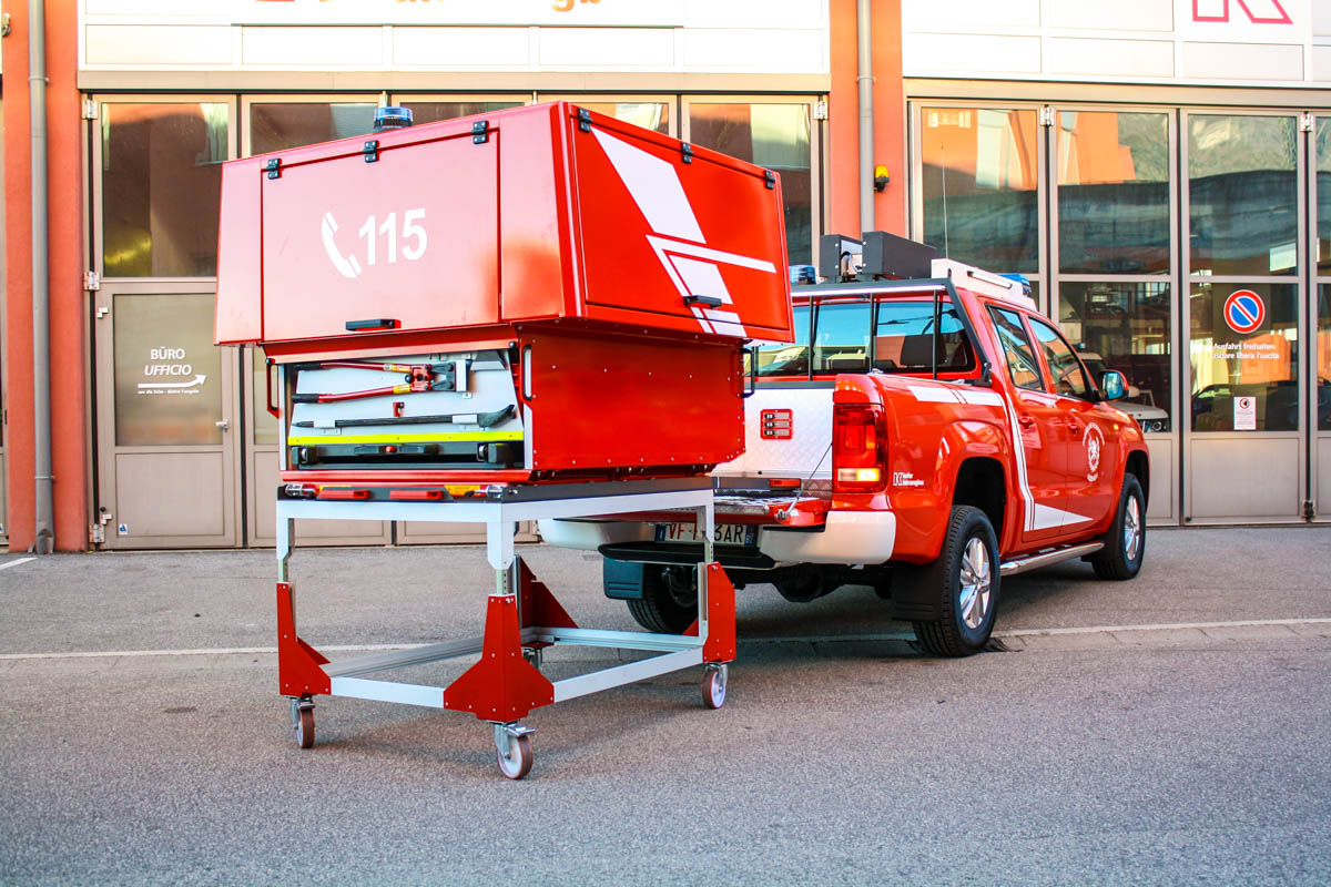 Kofler Fahrzeugbau FF Rodeneck PickUp Amarok Feuerwehrfahrzeug