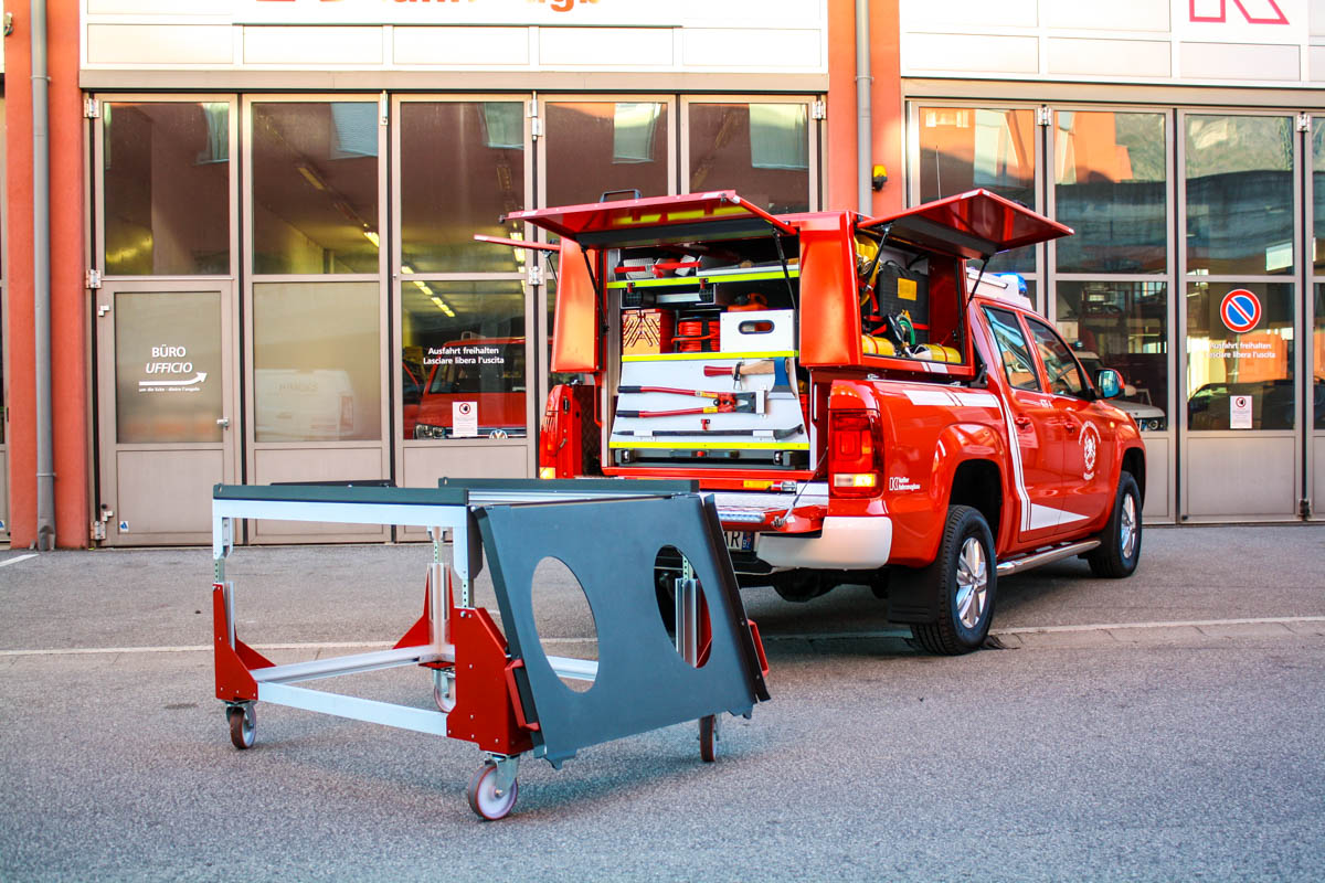 Kofler Fahrzeugbau FF Rodeneck PickUp Amarok Feuerwehrfahrzeug