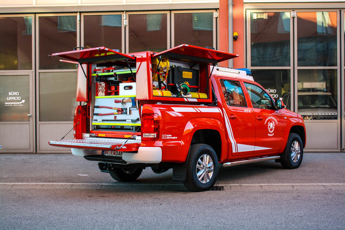 Kofler Fahrzeugbau FF Rodeneck PickUp Amarok Feuerwehr Feuerwehrfahrzeug