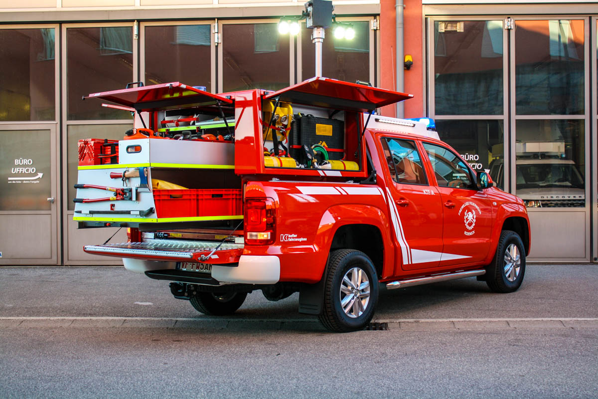 Kofler Fahrzeugbau FF Rodeneck PickUp Amarok Feuerwehrfahrzeug