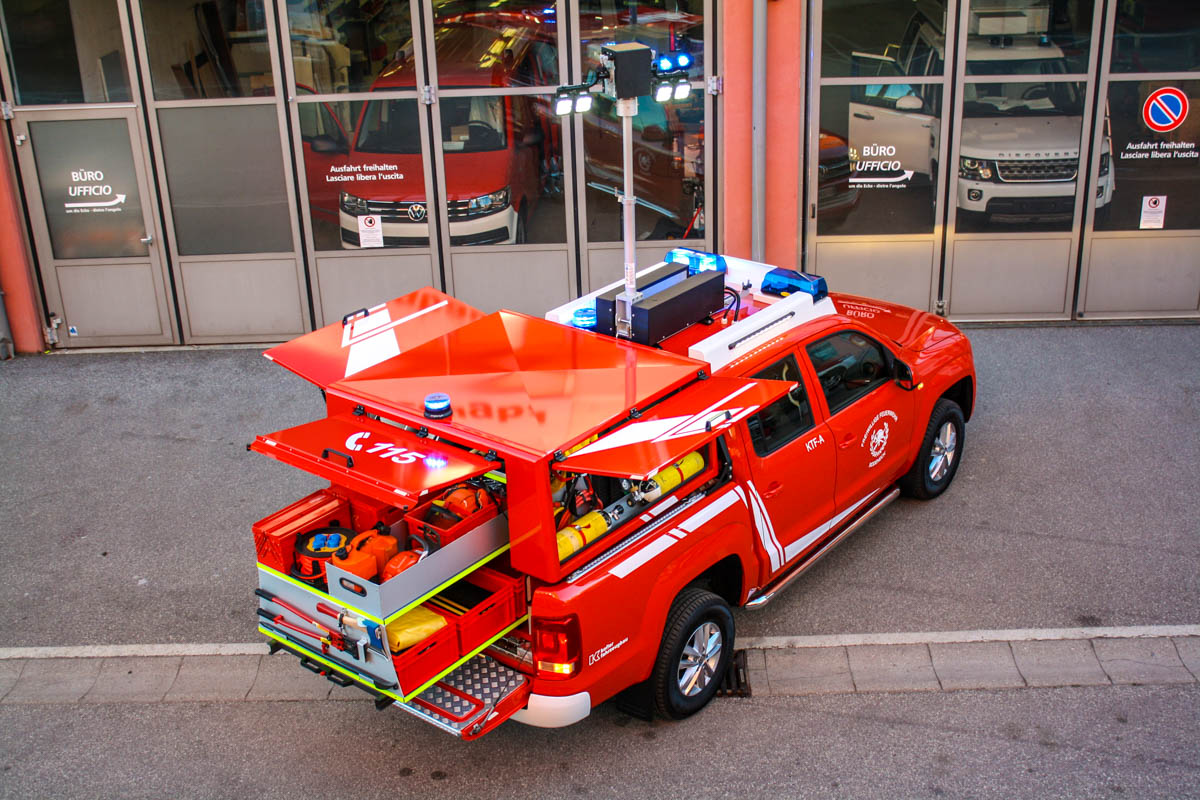 Kofler Fahrzeugbau FF Rodeneck PickUp Amarok Feuerwehrfahrzeug