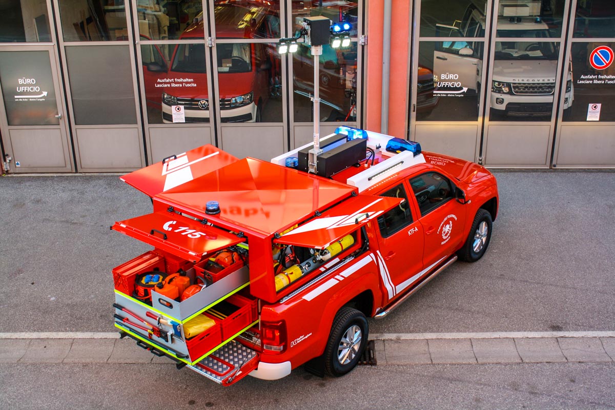 Kofler Fahrzeugbau FF Rodeneck PickUp Amarok Feuerwehrfahrzeug