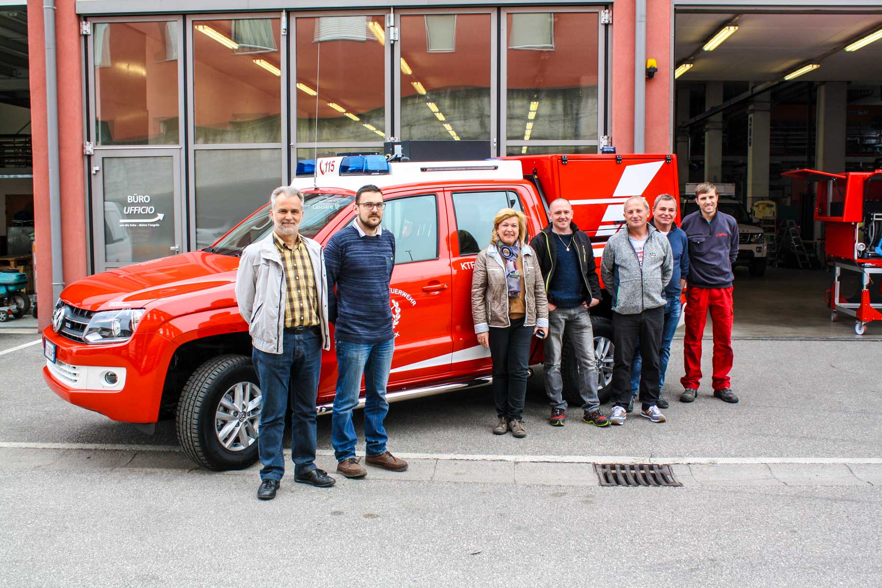 Kofler Fahrzeugbau FF Rodeneck PickUp Amarok Feuerwehr Feuerwehrfahrzeug