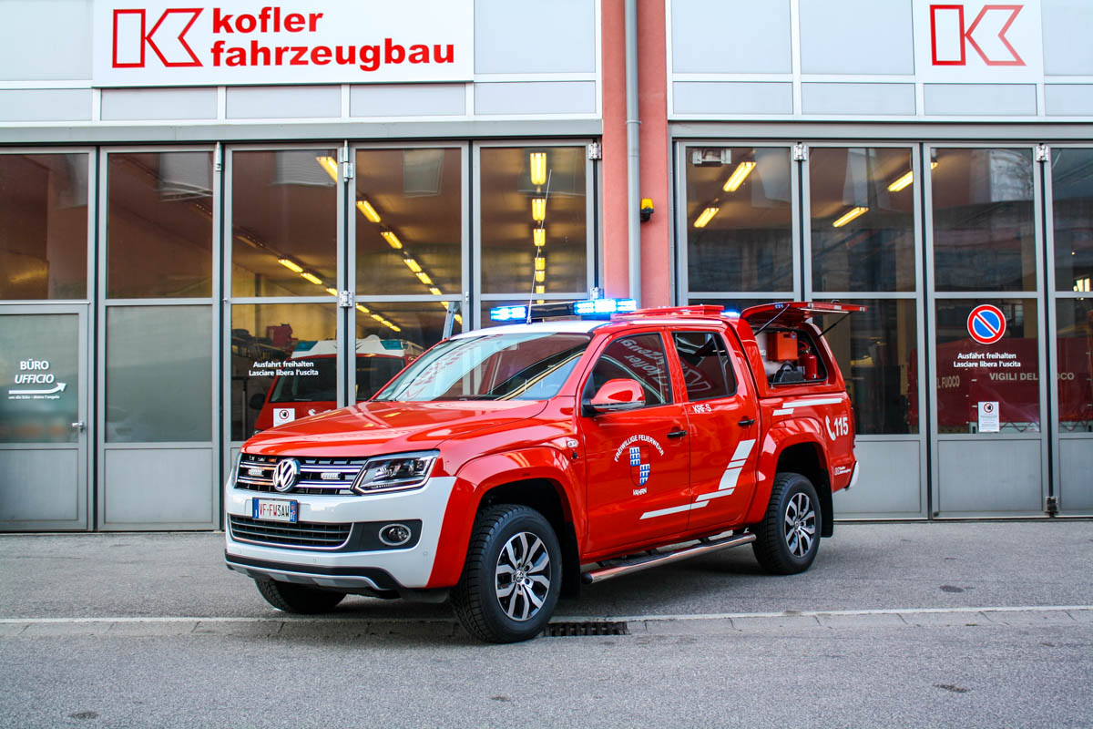 FF Vahrn Amarok Feuerwehrfahrzeug Kofler Fahrzeugbau