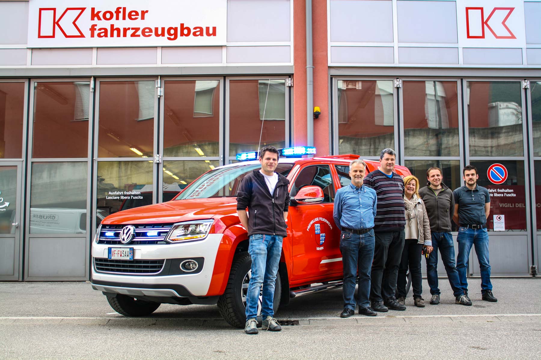 FF Vahrn Amarok Feuerwehrfahrzeug Kofler Fahrzeugbau