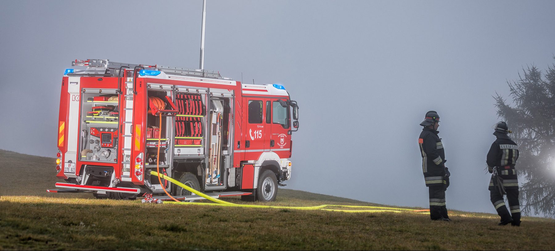 Kofler Fahrzeugbau Tanklöschfahrzeug FF. Karersee